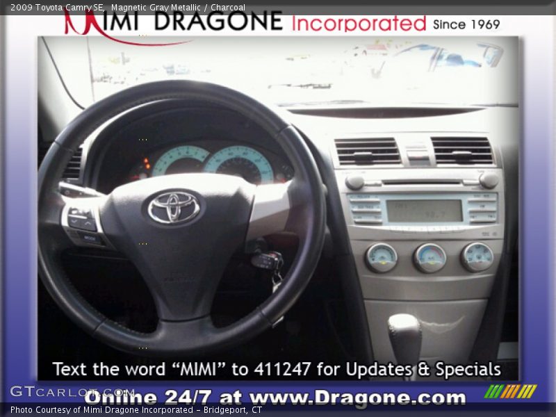 Magnetic Gray Metallic / Charcoal 2009 Toyota Camry SE