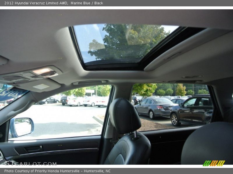 Marine Blue / Black 2012 Hyundai Veracruz Limited AWD