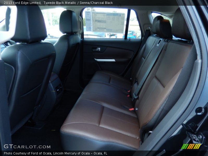 Tuxedo Black Metallic / Sienna/Charcoal Black 2013 Ford Edge Limited