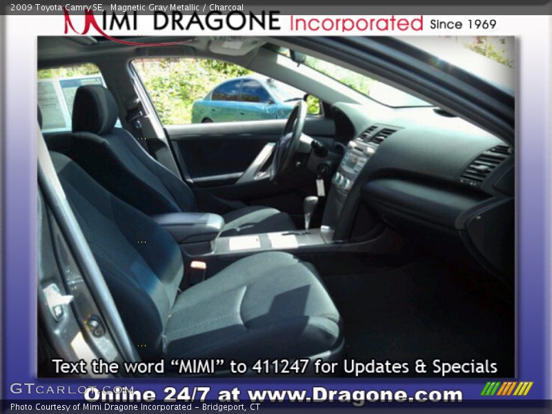 Magnetic Gray Metallic / Charcoal 2009 Toyota Camry SE