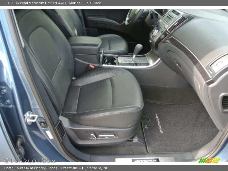 Marine Blue / Black 2012 Hyundai Veracruz Limited AWD