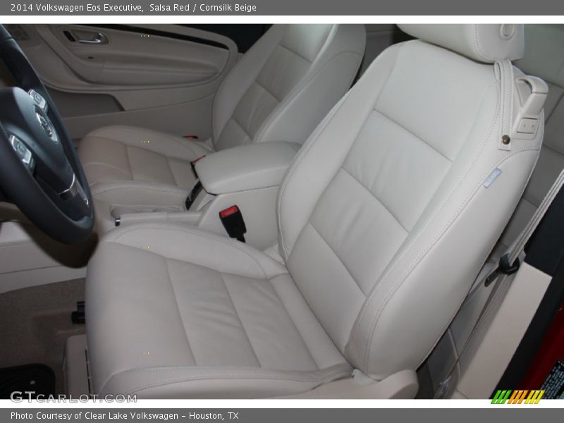 Salsa Red / Cornsilk Beige 2014 Volkswagen Eos Executive