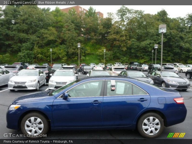 Blue Ribbon Metallic / Ash 2011 Toyota Camry LE