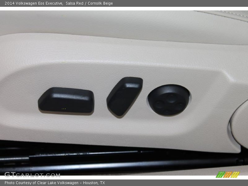 Salsa Red / Cornsilk Beige 2014 Volkswagen Eos Executive