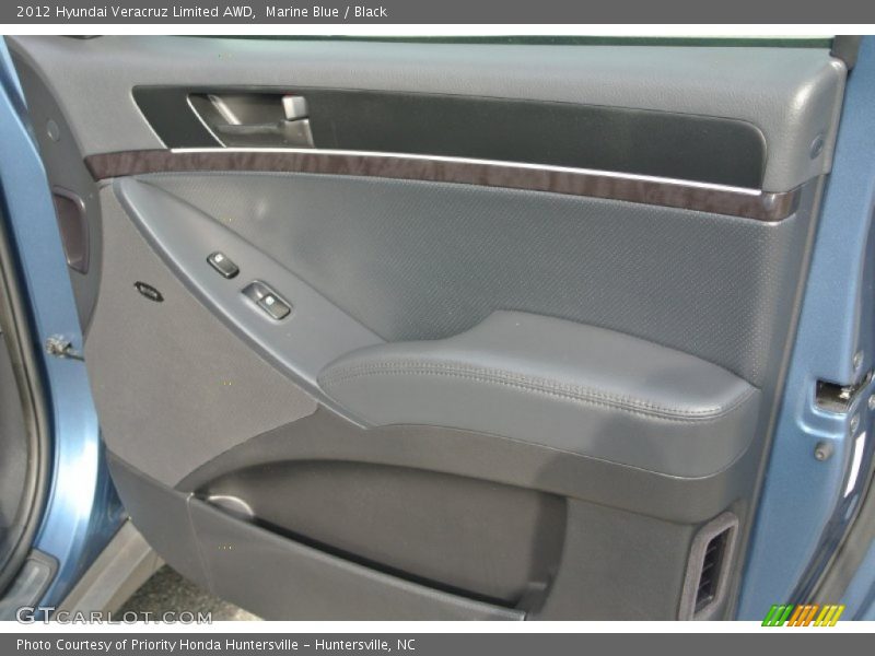 Marine Blue / Black 2012 Hyundai Veracruz Limited AWD