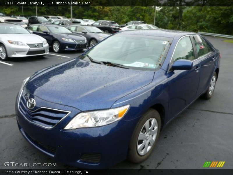 Blue Ribbon Metallic / Ash 2011 Toyota Camry LE
