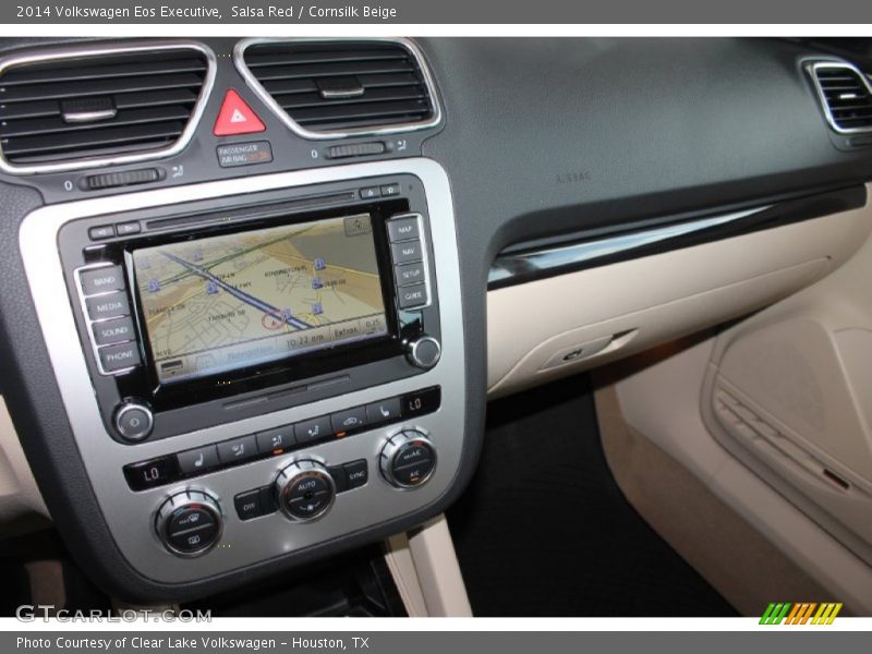 Salsa Red / Cornsilk Beige 2014 Volkswagen Eos Executive