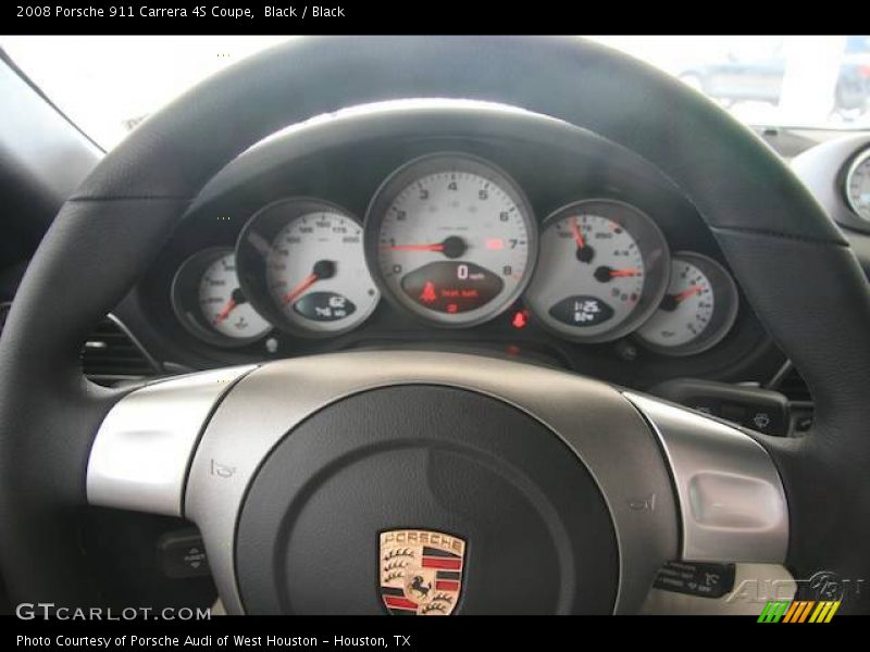 Black / Black 2008 Porsche 911 Carrera 4S Coupe