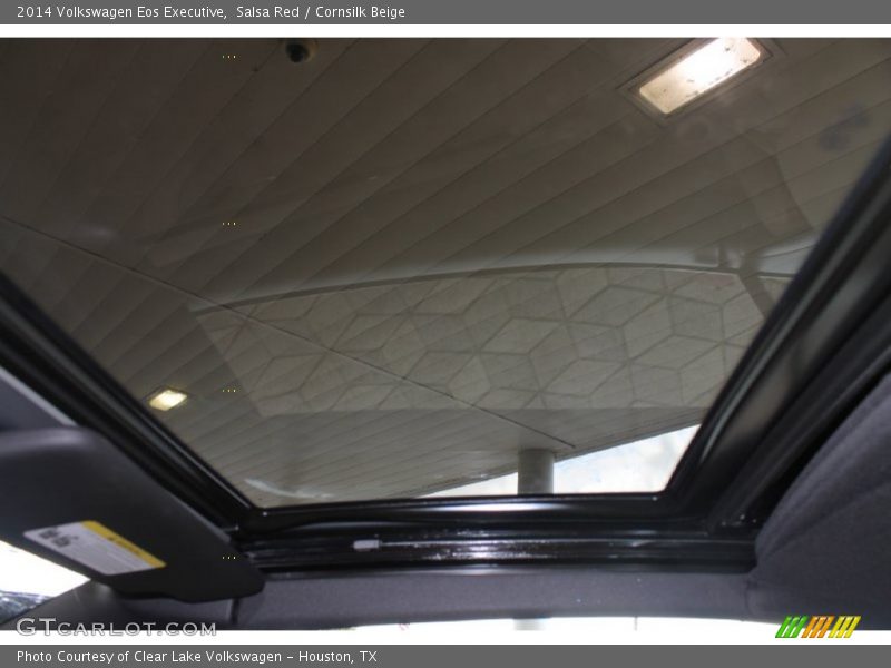 Salsa Red / Cornsilk Beige 2014 Volkswagen Eos Executive