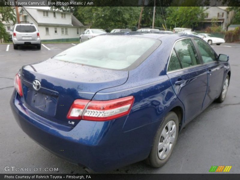 Blue Ribbon Metallic / Ash 2011 Toyota Camry LE