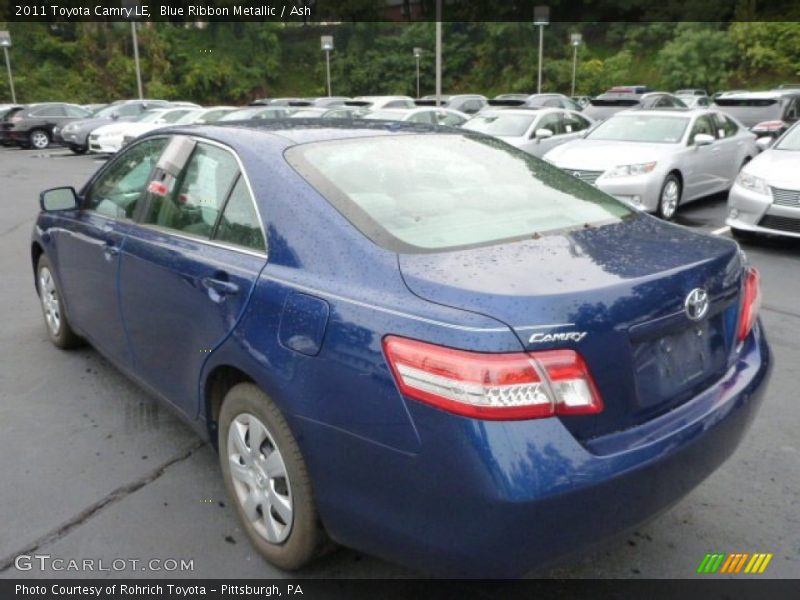 Blue Ribbon Metallic / Ash 2011 Toyota Camry LE