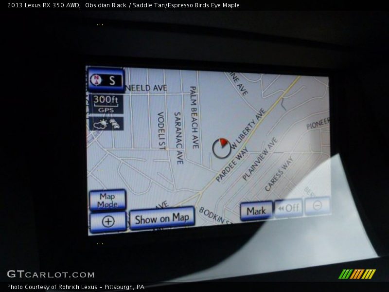 Obsidian Black / Saddle Tan/Espresso Birds Eye Maple 2013 Lexus RX 350 AWD