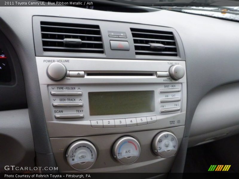 Blue Ribbon Metallic / Ash 2011 Toyota Camry LE