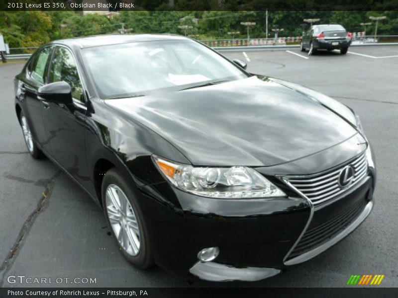 Obsidian Black / Black 2013 Lexus ES 350