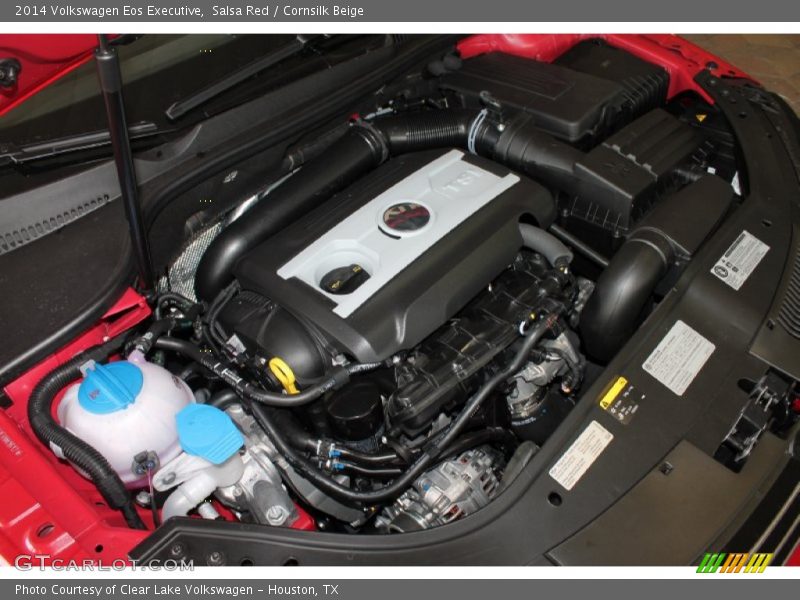 Salsa Red / Cornsilk Beige 2014 Volkswagen Eos Executive
