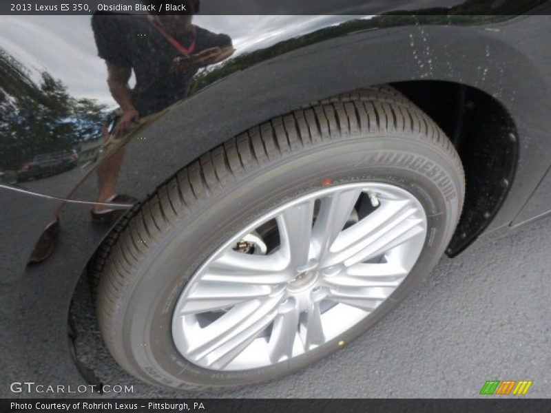 Obsidian Black / Black 2013 Lexus ES 350