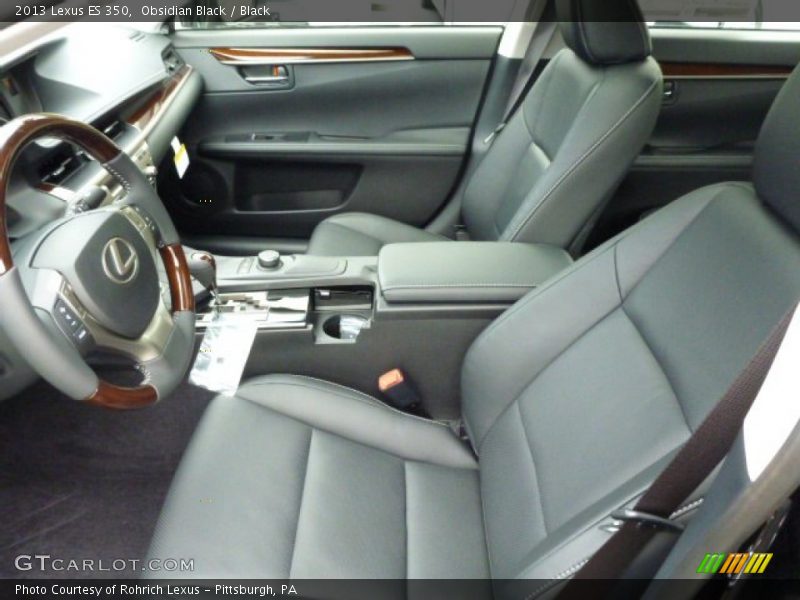 Obsidian Black / Black 2013 Lexus ES 350