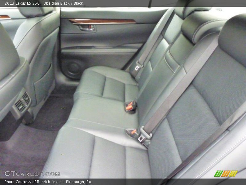 Obsidian Black / Black 2013 Lexus ES 350