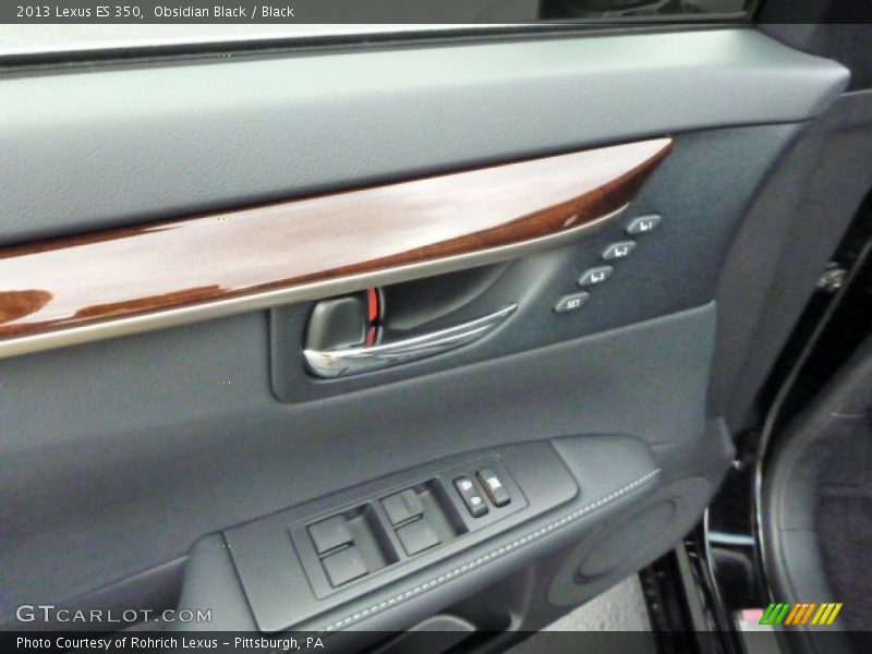 Obsidian Black / Black 2013 Lexus ES 350