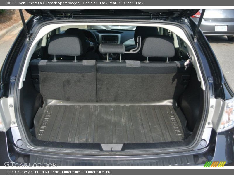 Obsidian Black Pearl / Carbon Black 2009 Subaru Impreza Outback Sport Wagon