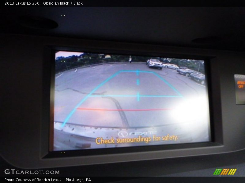 Obsidian Black / Black 2013 Lexus ES 350
