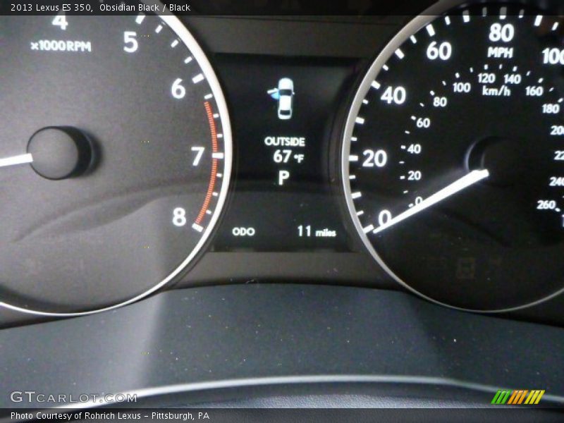 Obsidian Black / Black 2013 Lexus ES 350