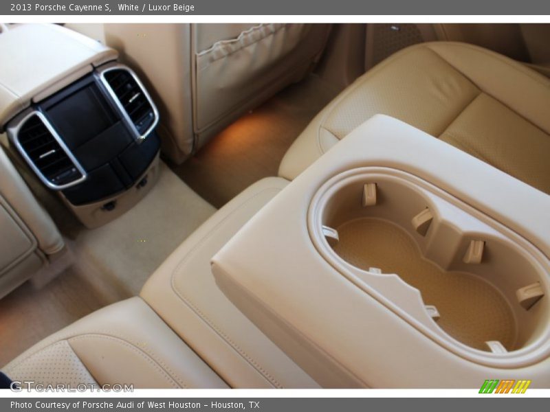 Rear Seat of 2013 Cayenne S