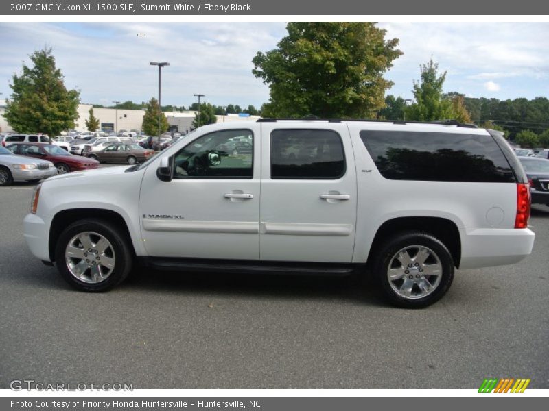Summit White / Ebony Black 2007 GMC Yukon XL 1500 SLE