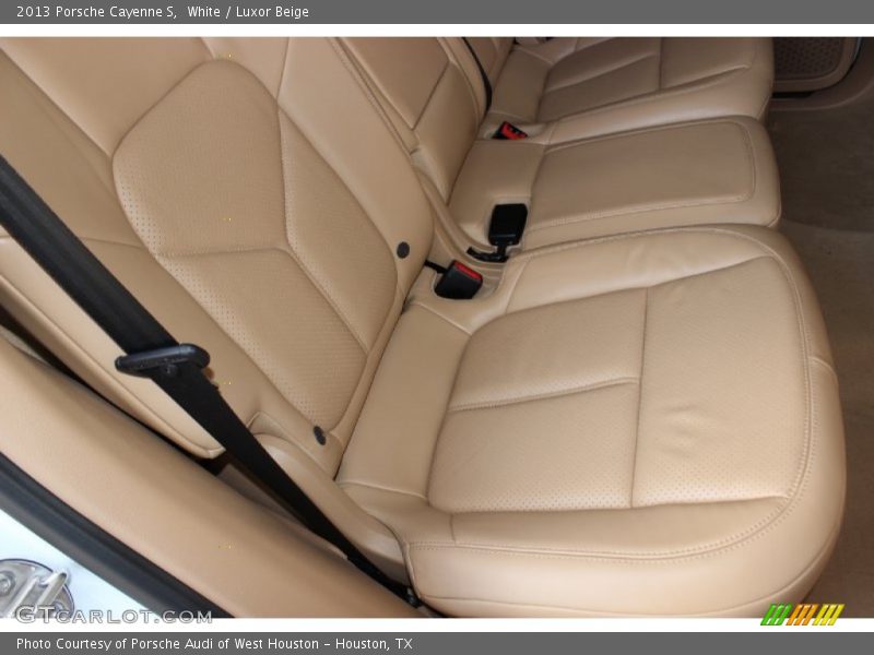 Rear Seat of 2013 Cayenne S