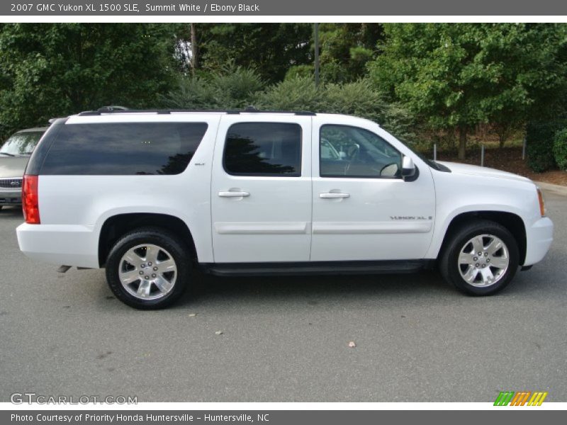 Summit White / Ebony Black 2007 GMC Yukon XL 1500 SLE
