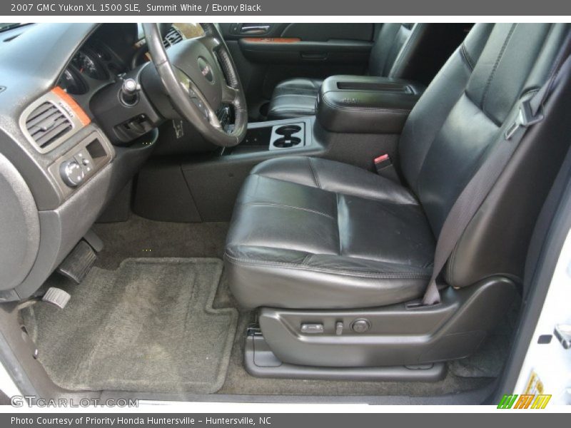 Summit White / Ebony Black 2007 GMC Yukon XL 1500 SLE