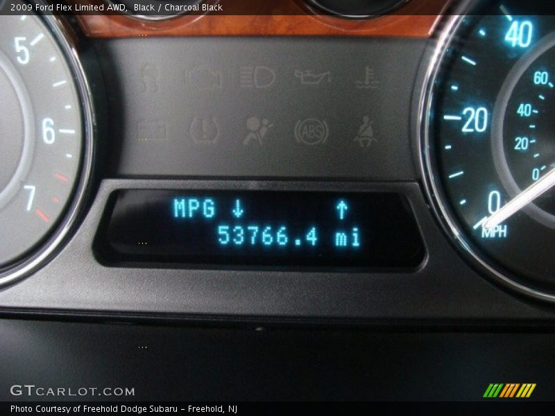 Black / Charcoal Black 2009 Ford Flex Limited AWD