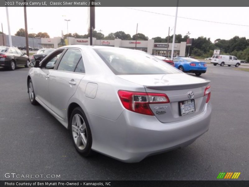 Classic Silver Metallic / Black 2013 Toyota Camry LE