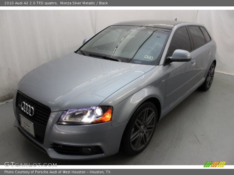 Monza Silver Metallic / Black 2010 Audi A3 2.0 TFSI quattro