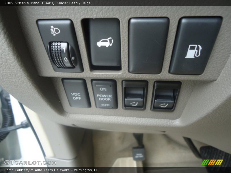 Glacier Pearl / Beige 2009 Nissan Murano LE AWD