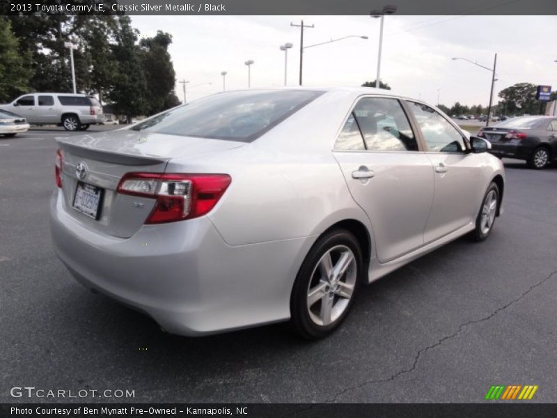 Classic Silver Metallic / Black 2013 Toyota Camry LE