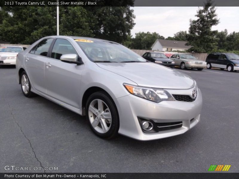Classic Silver Metallic / Black 2013 Toyota Camry LE