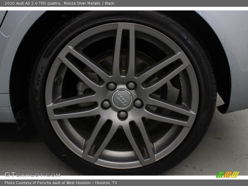 Monza Silver Metallic / Black 2010 Audi A3 2.0 TFSI quattro
