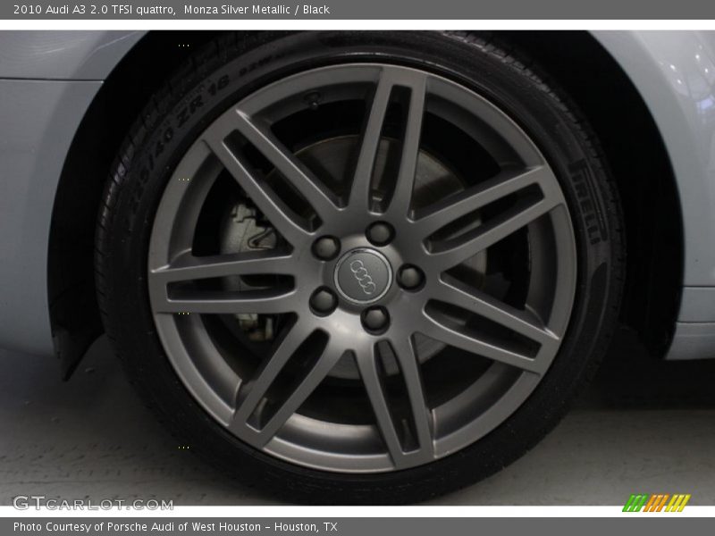 Monza Silver Metallic / Black 2010 Audi A3 2.0 TFSI quattro