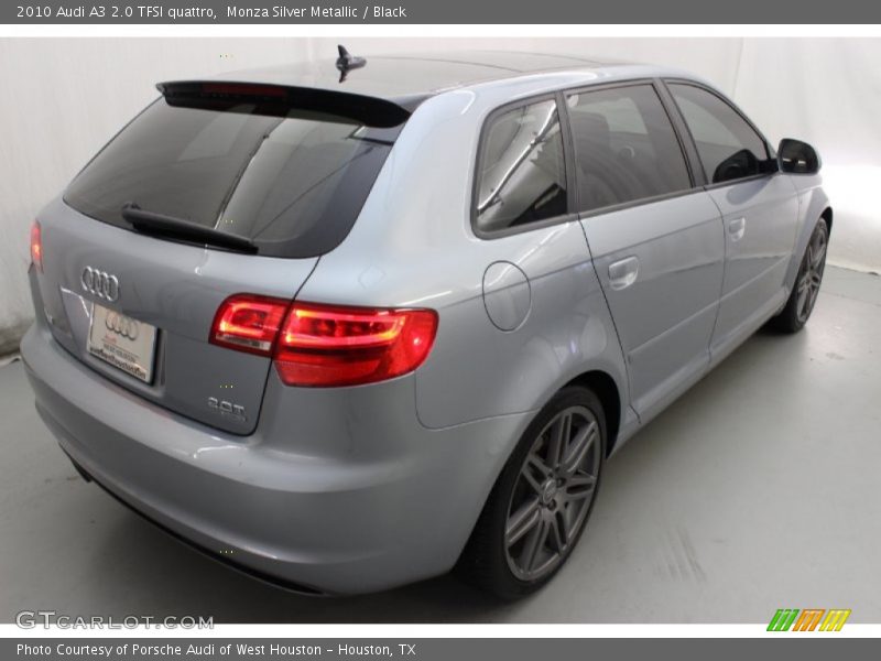 Monza Silver Metallic / Black 2010 Audi A3 2.0 TFSI quattro