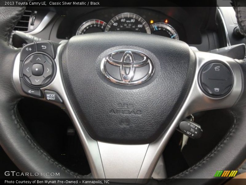 Classic Silver Metallic / Black 2013 Toyota Camry LE