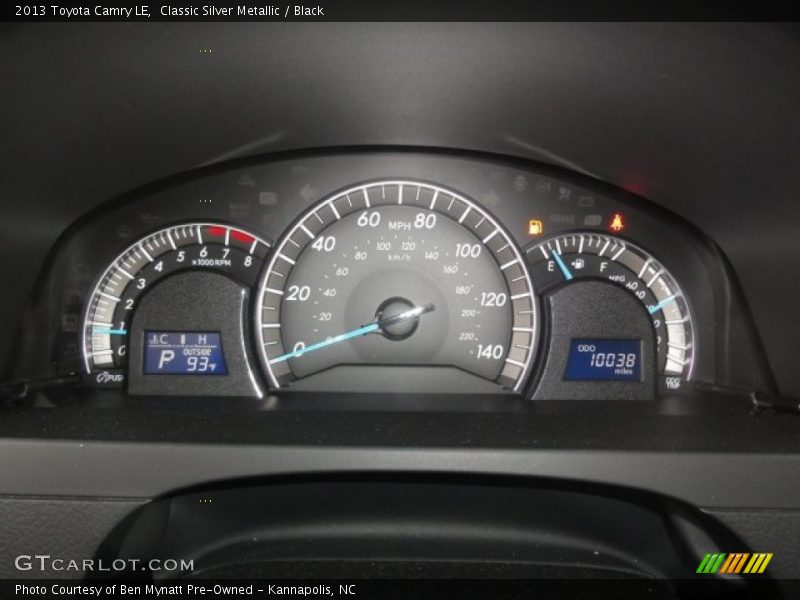 Classic Silver Metallic / Black 2013 Toyota Camry LE