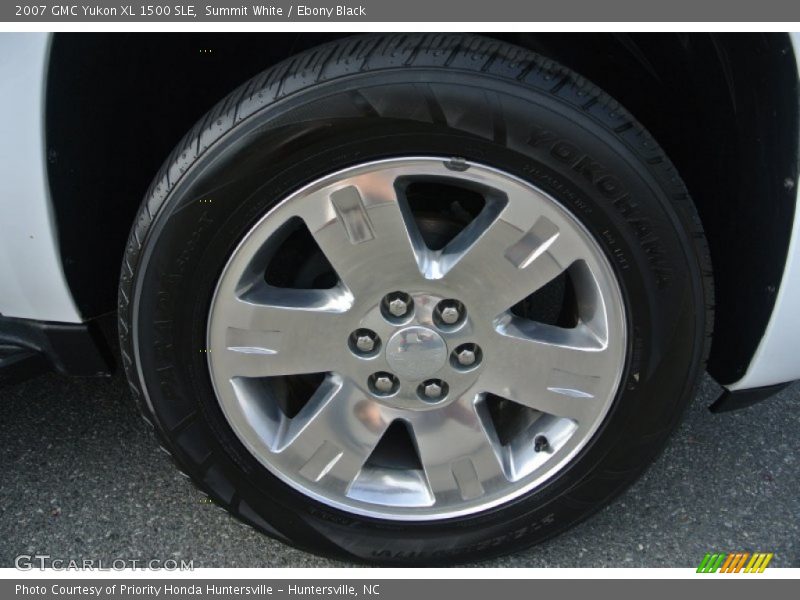 Summit White / Ebony Black 2007 GMC Yukon XL 1500 SLE