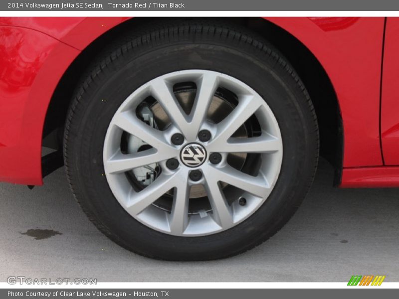 Tornado Red / Titan Black 2014 Volkswagen Jetta SE Sedan