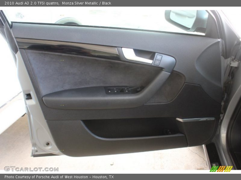 Monza Silver Metallic / Black 2010 Audi A3 2.0 TFSI quattro
