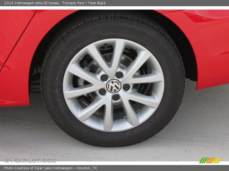 Tornado Red / Titan Black 2014 Volkswagen Jetta SE Sedan