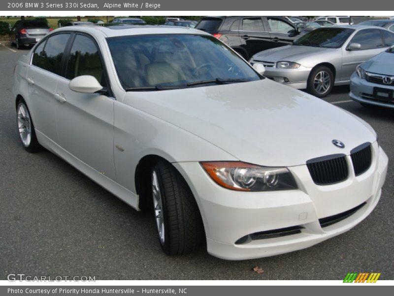 Alpine White / Beige 2006 BMW 3 Series 330i Sedan