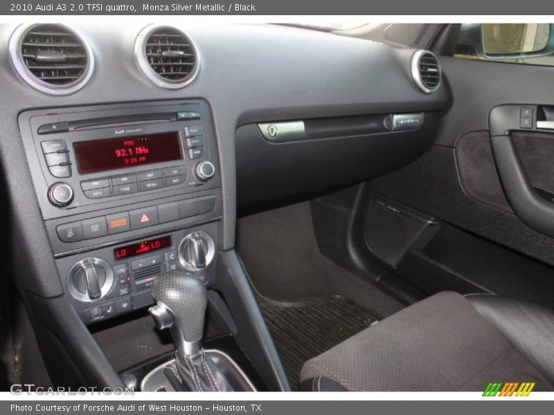 Monza Silver Metallic / Black 2010 Audi A3 2.0 TFSI quattro