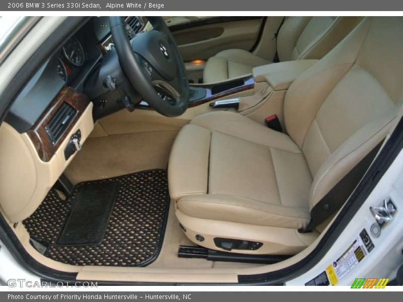 Alpine White / Beige 2006 BMW 3 Series 330i Sedan