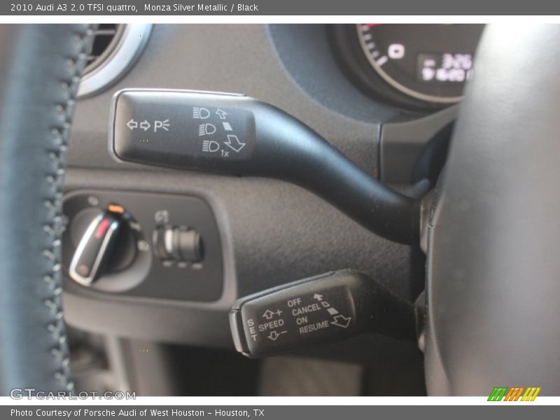 Monza Silver Metallic / Black 2010 Audi A3 2.0 TFSI quattro